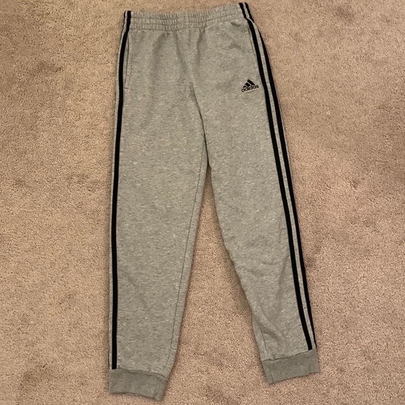 Gray adidas track pants - Picture 1 of 2
